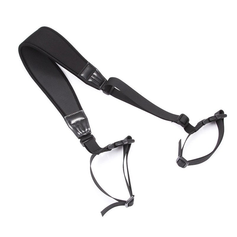 FocusFoto PRO Adjustable Padded Neoprene Shoulder Neck Strap Carrying Belt for Manfrotto BENRO Tripod Monopod Light Stand with Two Quick-Release Loops (Black) - Image 2